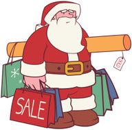 Santa Stocks up in the January Sales