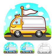 Shipment truck Illustration
