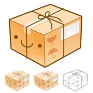 Flexibility as possible a sets of Delivery Box Mascot