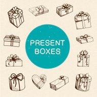 Present boxes collection N12