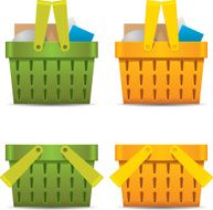 Shopping basket icons N4