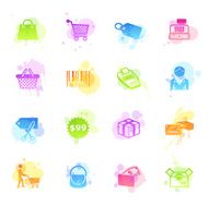 Stains Icons - Shopping