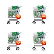 Computer accessories in the shopping cart