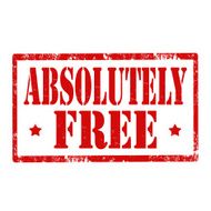 Absolutely Free-stamp