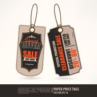 Vintage Style Price Tags N8