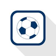 football flat icon