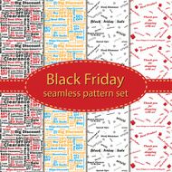 Black Friday pattern collection