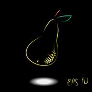 PearsVector light and bright pears