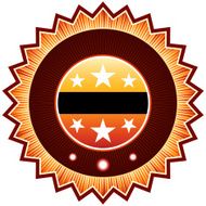 Satisfaction guaranteed label or sign EPS 8
