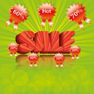 3d Summer sale template