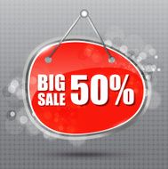 BIG SALE hanging sign