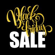 Black Friday Sale Calligraphic Design Vector illustration N15