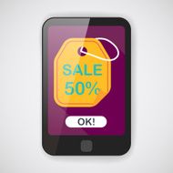 shopping sale price tag flat icon with long shadow eps10 N88