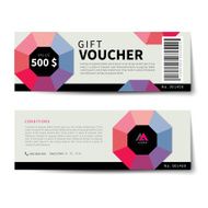 gift voucher discount template flat design N3