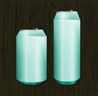 packaging design on wood background Eps 10 N4