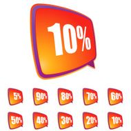 Discount labels set EPS8 N2