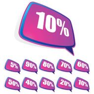 Discount labels set EPS8 N3