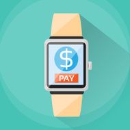 Smart Watch Payment Wearable Apps Pay Technology