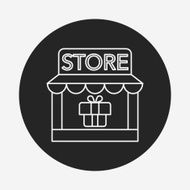 shopping store line icon N22