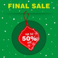 Christmas Bubble Tag for Sale