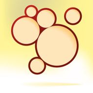 Abstract web design bubble EPS8 N3