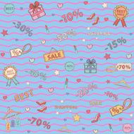 Pattern on shopping N2