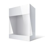 Realistic Package Box with a transparent window N2