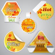 Autumn sale labels N3