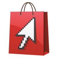 Online Shopping Bag Cursor