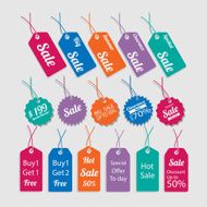 Set of tags for sale N8