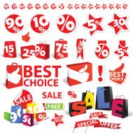 sale icons and symbols