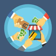 Digital commerce illustration N2