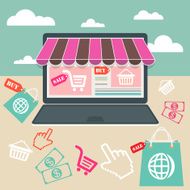 Online store shopping