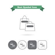 Shopping bags icons N2