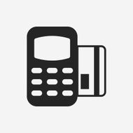 Credit card machine icon N7