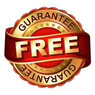 Free guarantee golden label with ribbon N3