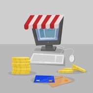 Shopping online Computer