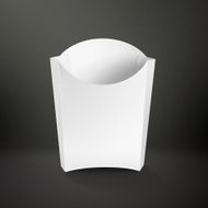 blank package container for french fries