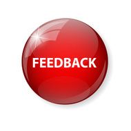 Realistic Glossy Feedback Computer Icon Button Vector Illustrat N3