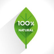 creative green label design