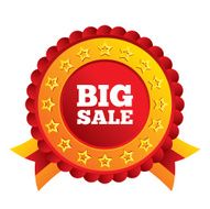 Big sale sign icon Special offer symbol N6