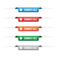 Summer sale paper tag labels