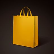 yellow paper bag
