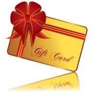 Gold gift card