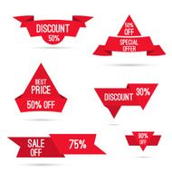 Set tags with ribbons and labels N7