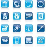 Business and office objects icons N13