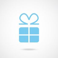 Vector gift icon Creative graphic design logo element illustration