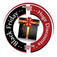 Printable Label Stamp for Black Friday