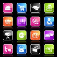 Ubergloss Icons - Shopping