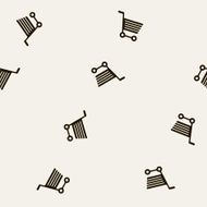 seamless background shopping trolley N2